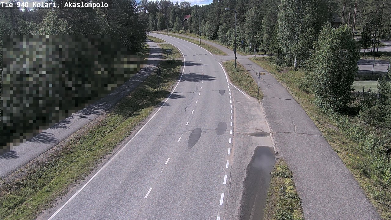 Weather Camera Image Väg 940 Kolari, Äkäslompolo, Kolari, Lappi