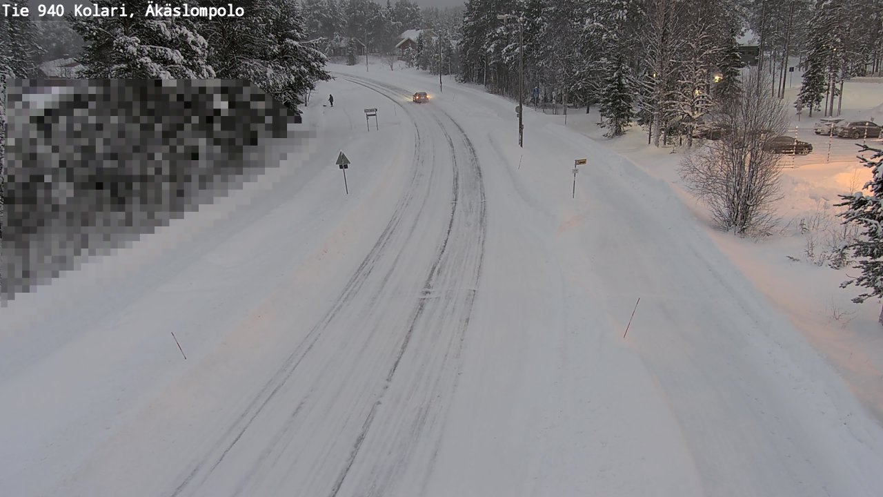 Kelikamerat Kuva Tie 940 Kolari, Äkäslompolo, Kolari, Lappi