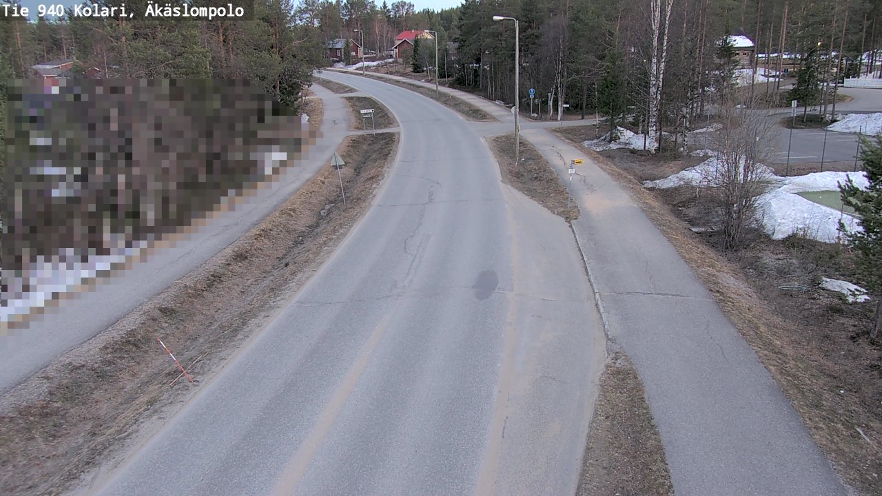 Weather Camera Image Väg 940 Kolari, Äkäslompolo, Kolari, Lappi