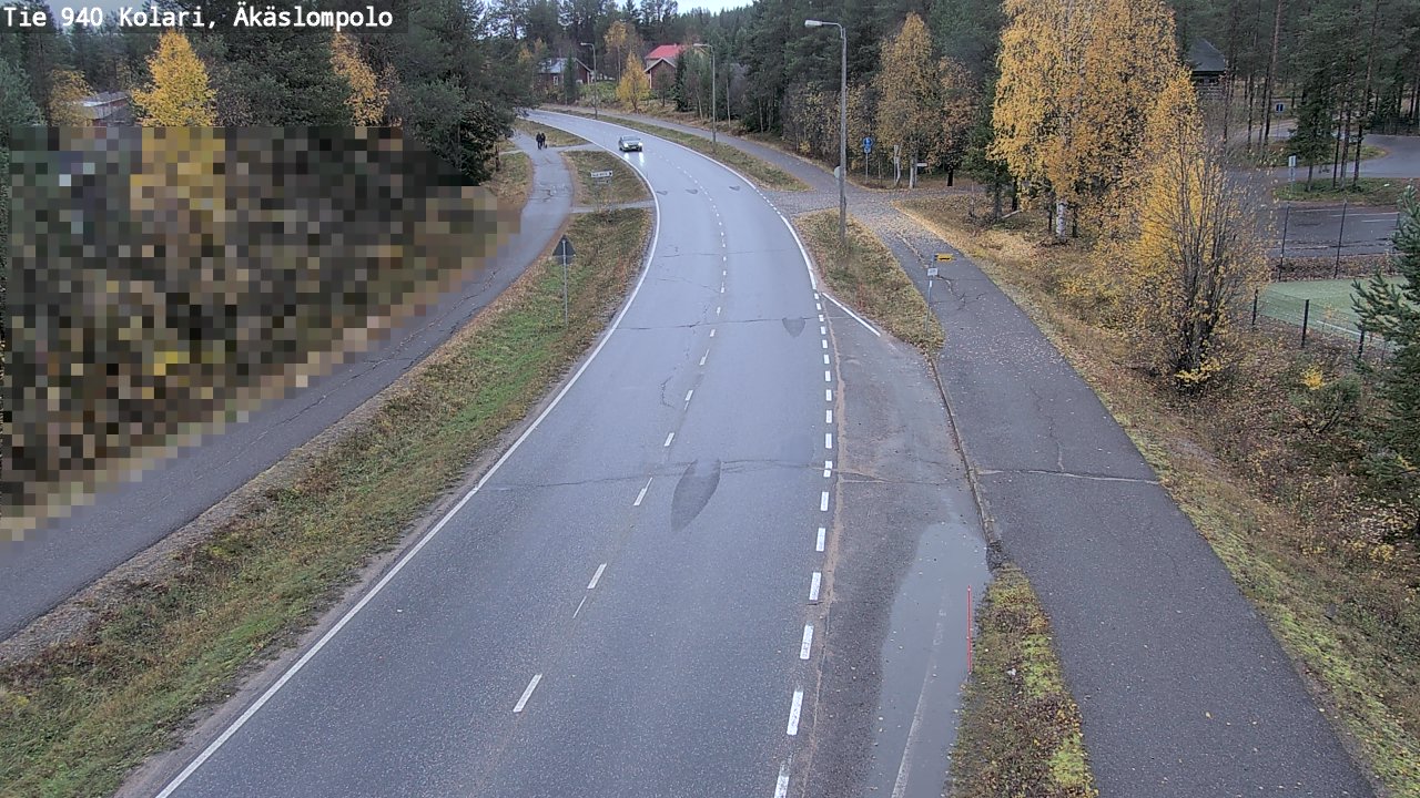 Weather Camera Image Väg 940 Kolari, Äkäslompolo, Kolari, Lappi