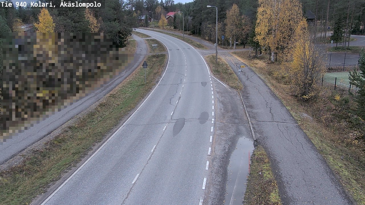 Weather Camera Image Väg 940 Kolari, Äkäslompolo, Kolari, Lappi