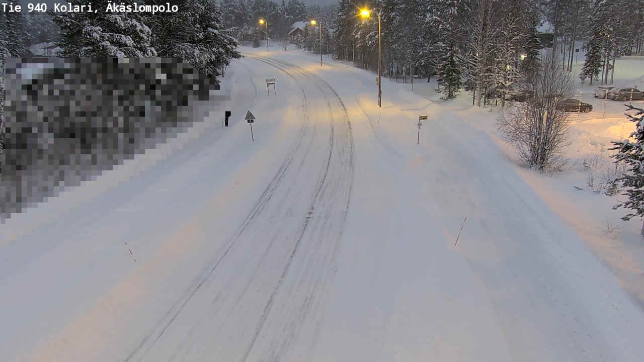 Kelikamerat Kuva Tie 940 Kolari, Äkäslompolo, Kolari, Lappi