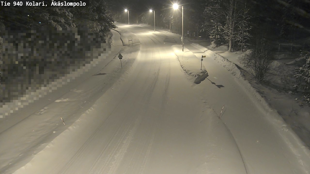 Kelikamerat Kuva Tie 940 Kolari, Äkäslompolo, Kolari, Lappi