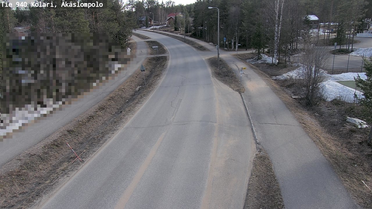 Weather Camera Image Väg 940 Kolari, Äkäslompolo, Kolari, Lappi