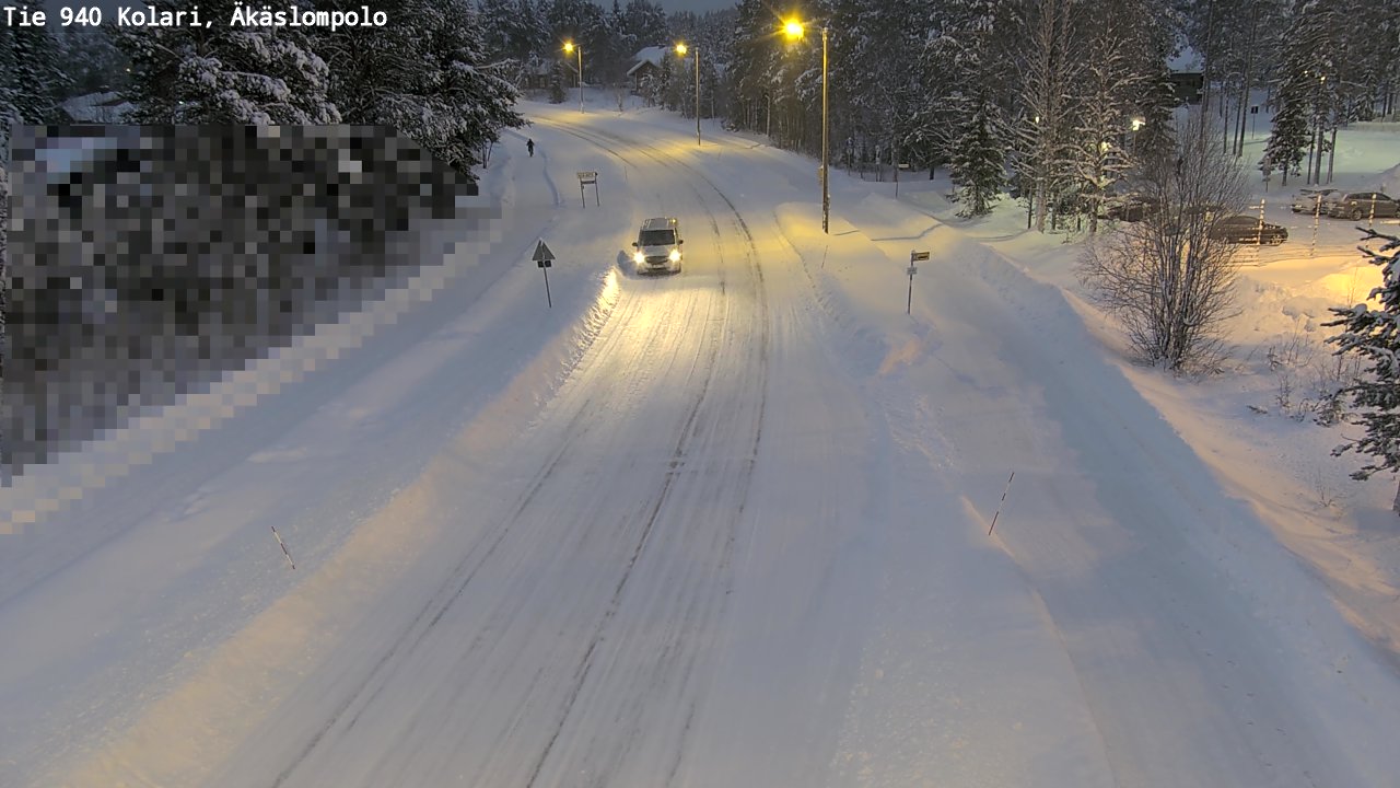Kelikamerat Kuva Tie 940 Kolari, Äkäslompolo, Kolari, Lappi
