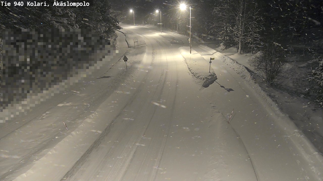 Kelikamerat Kuva Tie 940 Kolari, Äkäslompolo, Kolari, Lappi