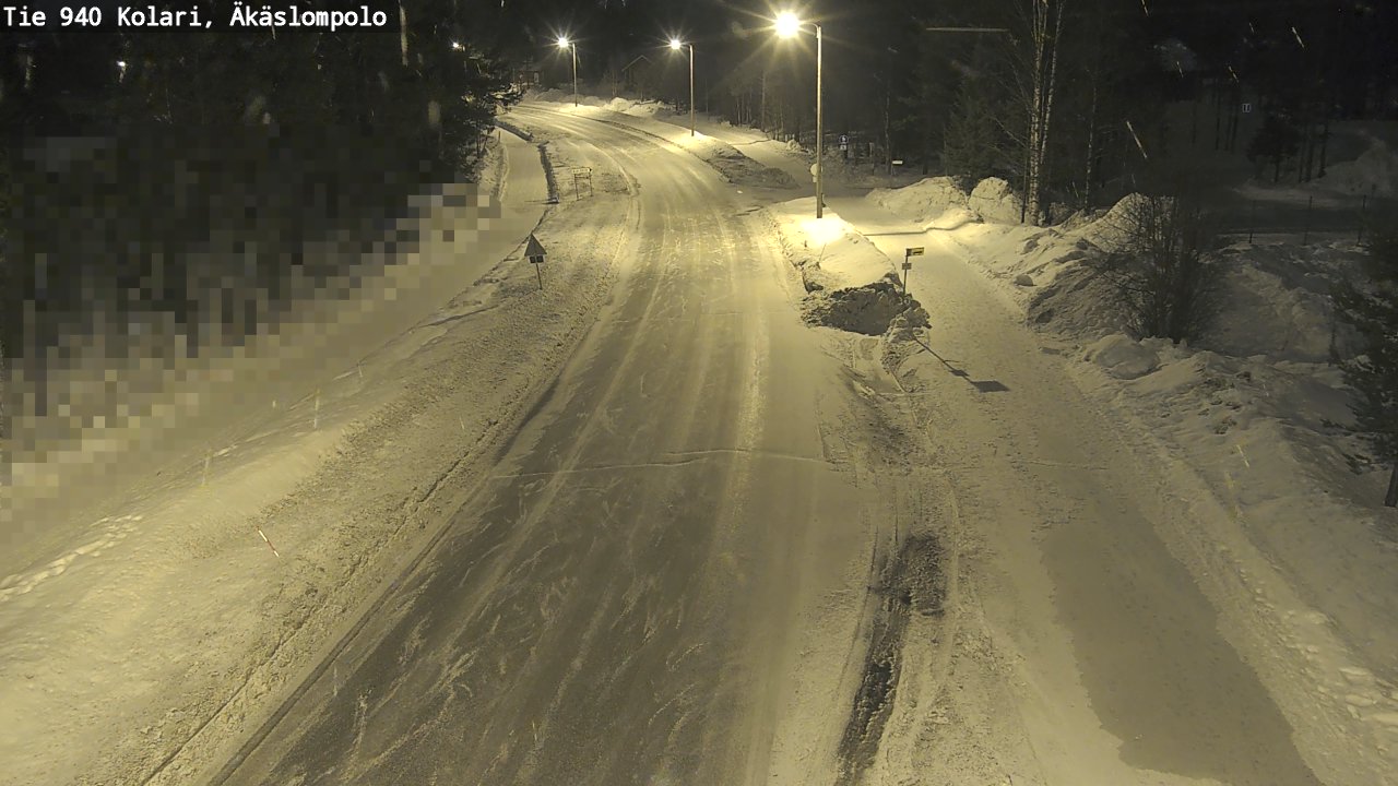 Kelikamerat Kuva Tie 940 Kolari, Äkäslompolo, Kolari, Lappi