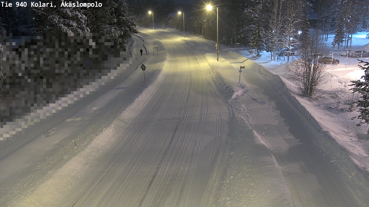 Kelikamerat Kuva Tie 940 Kolari, Äkäslompolo, Kolari, Lappi