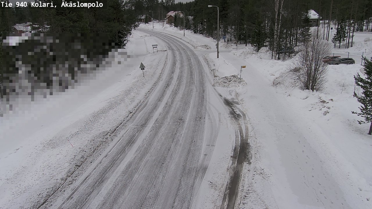 Kelikamerat Kuva Tie 940 Kolari, Äkäslompolo, Kolari, Lappi
