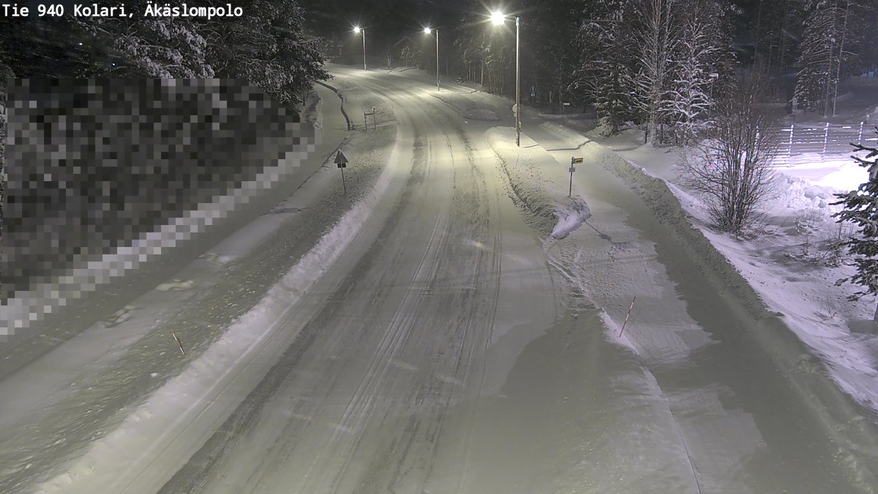 Kelikamerat Kuva Tie 940 Kolari, Äkäslompolo, Kolari, Lappi