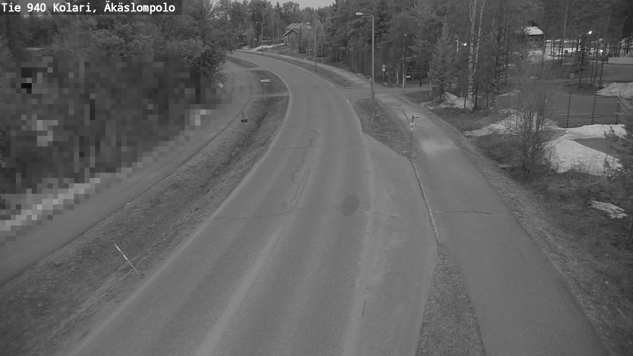 Weather Camera Image Väg 940 Kolari, Äkäslompolo, Kolari, Lappi