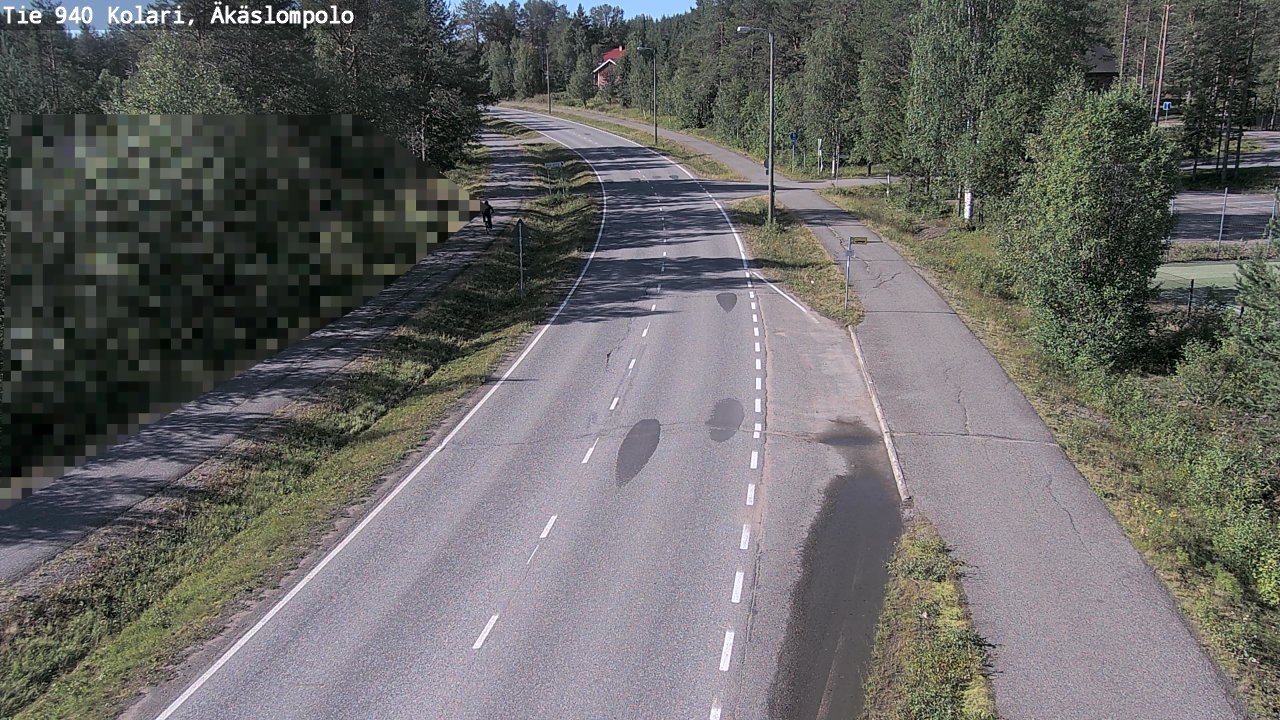 Weather Camera Image Väg 940 Kolari, Äkäslompolo, Kolari, Lappi