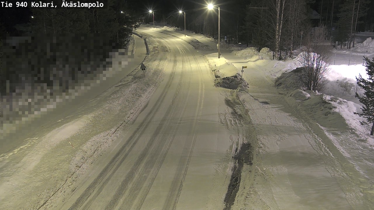 Kelikamerat Kuva Tie 940 Kolari, Äkäslompolo, Kolari, Lappi
