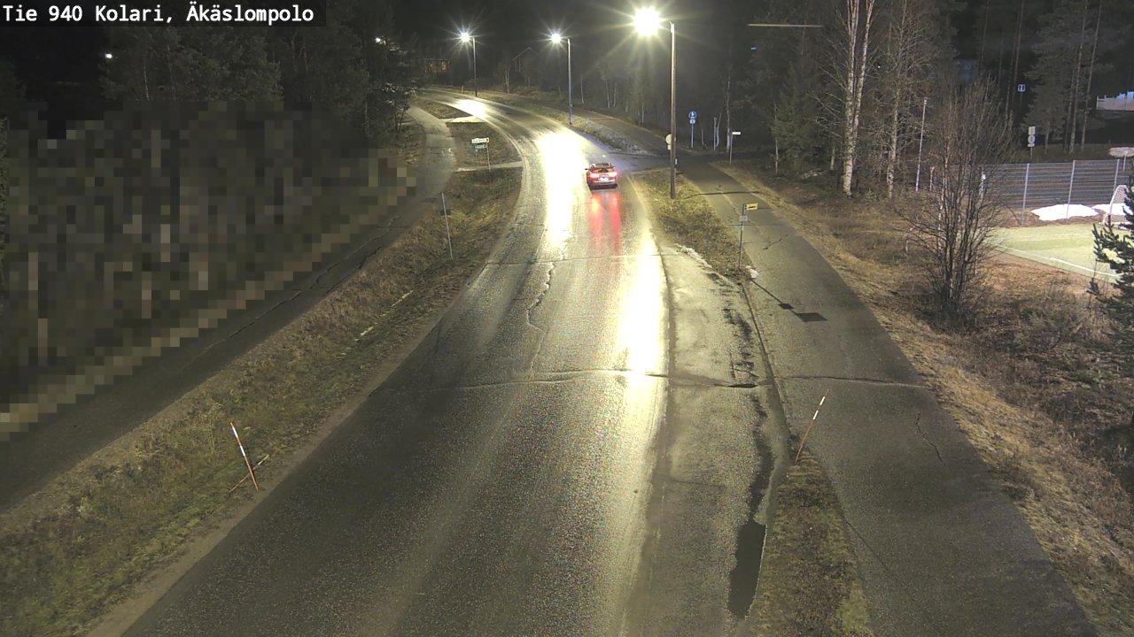 Kelikamerat Kuva Tie 940 Kolari, Äkäslompolo, Kolari, Lappi