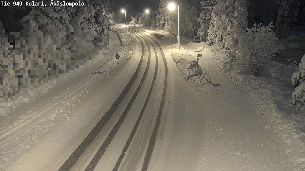 Kelikamerat Kuva Tie 940 Kolari, Äkäslompolo, Kolari, Lappi
