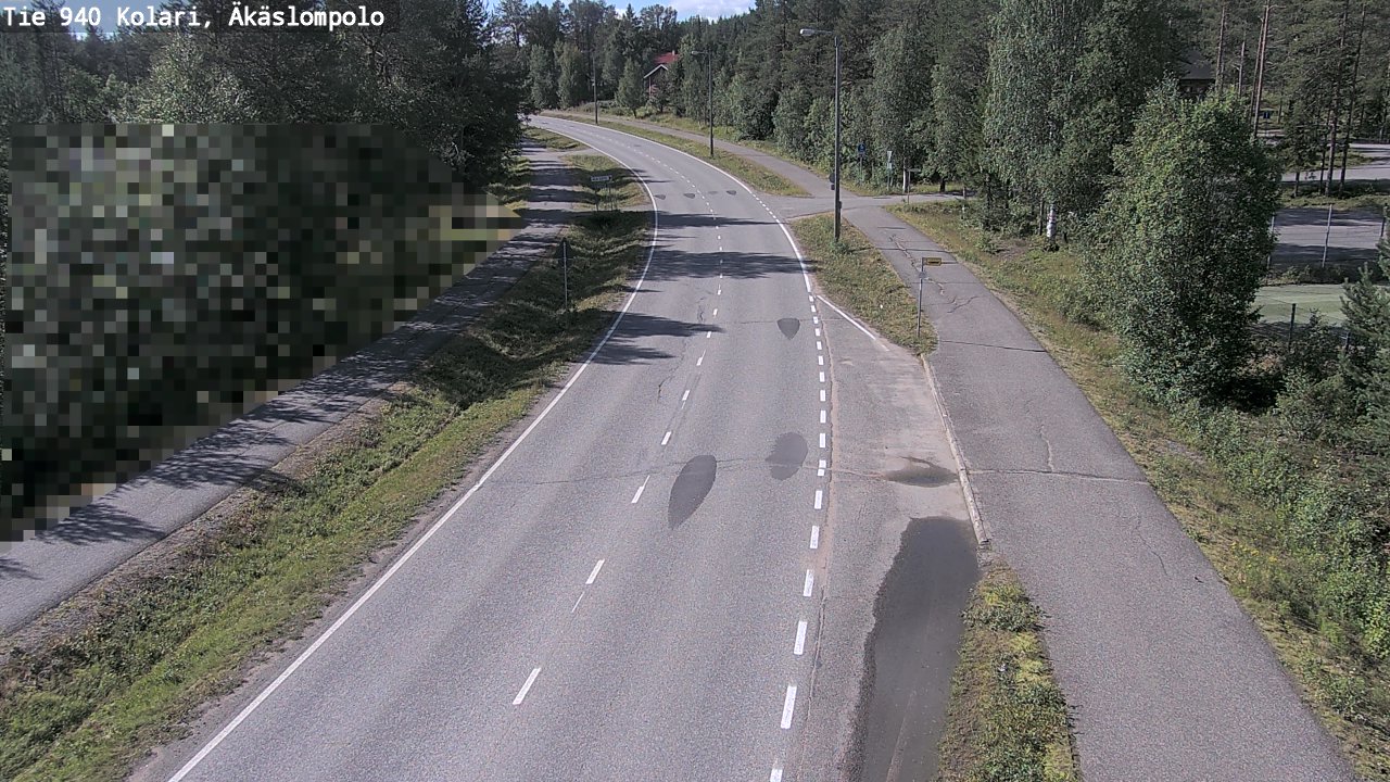 Weather Camera Image Väg 940 Kolari, Äkäslompolo, Kolari, Lappi