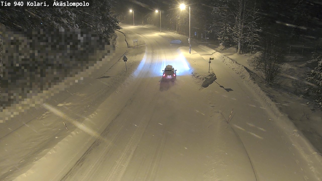 Kelikamerat Kuva Tie 940 Kolari, Äkäslompolo, Kolari, Lappi