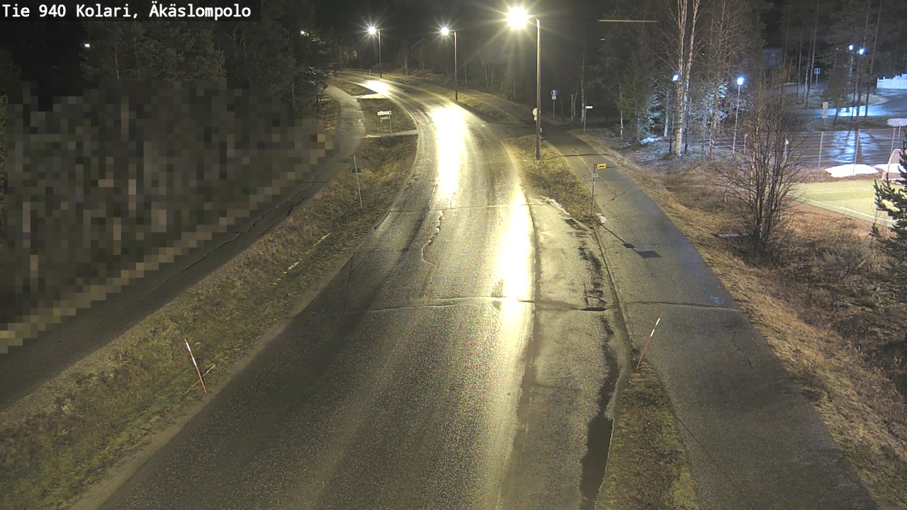 Kelikamerat Kuva Tie 940 Kolari, Äkäslompolo, Kolari, Lappi