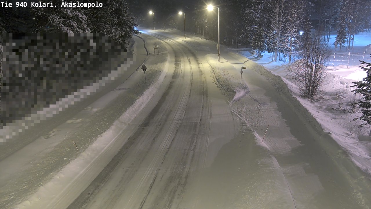 Kelikamerat Kuva Tie 940 Kolari, Äkäslompolo, Kolari, Lappi