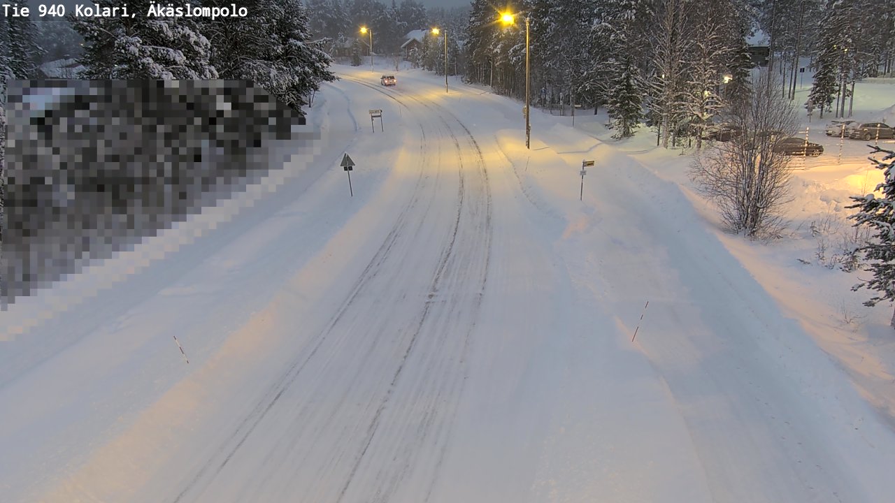 Kelikamerat Kuva Tie 940 Kolari, Äkäslompolo, Kolari, Lappi
