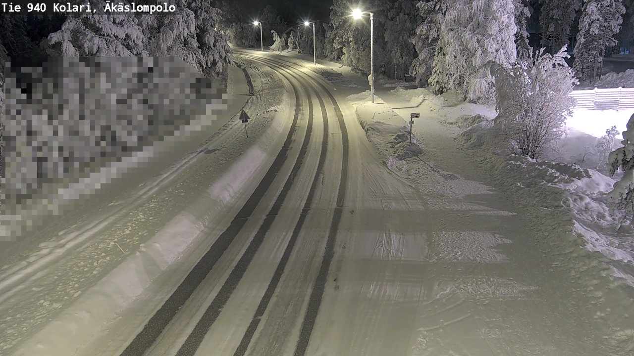 Kelikamerat Kuva Tie 940 Kolari, Äkäslompolo, Kolari, Lappi