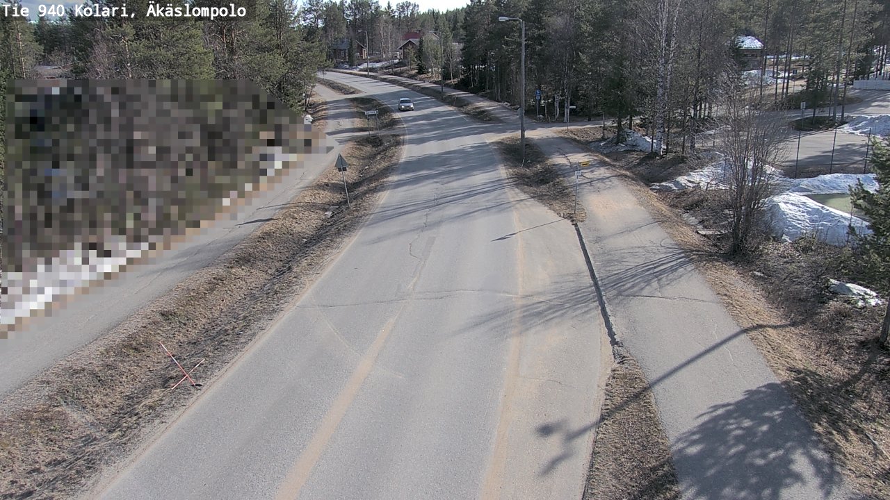 Weather Camera Image Väg 940 Kolari, Äkäslompolo, Kolari, Lappi