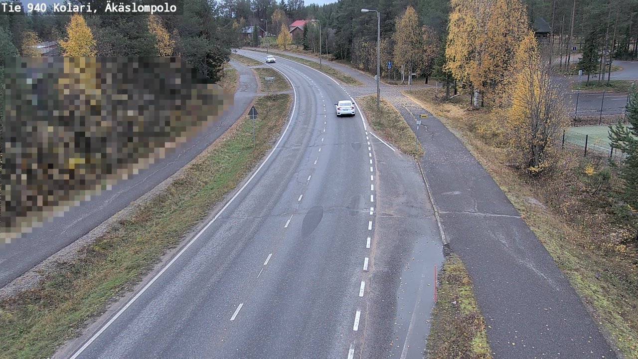 Weather Camera Image Väg 940 Kolari, Äkäslompolo, Kolari, Lappi