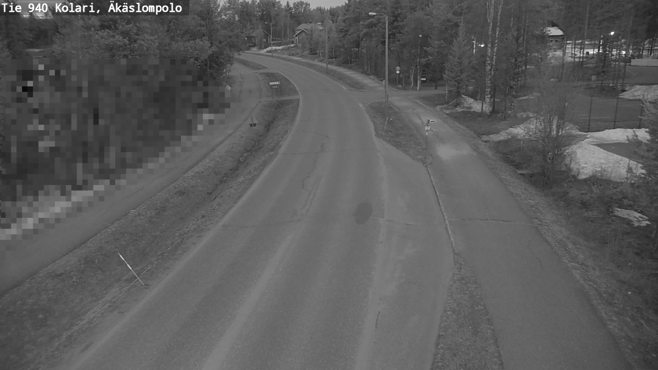 Weather Camera Image Väg 940 Kolari, Äkäslompolo, Kolari, Lappi
