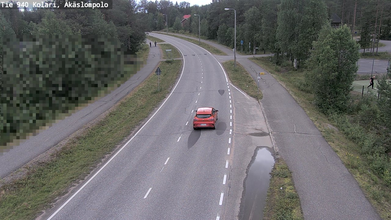 Weather Camera Image Väg 940 Kolari, Äkäslompolo, Kolari, Lappi