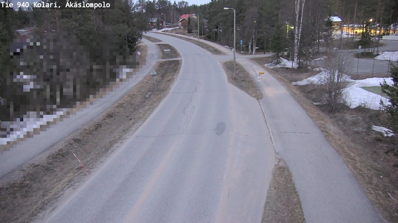 Weather Camera Image Väg 940 Kolari, Äkäslompolo, Kolari, Lappi