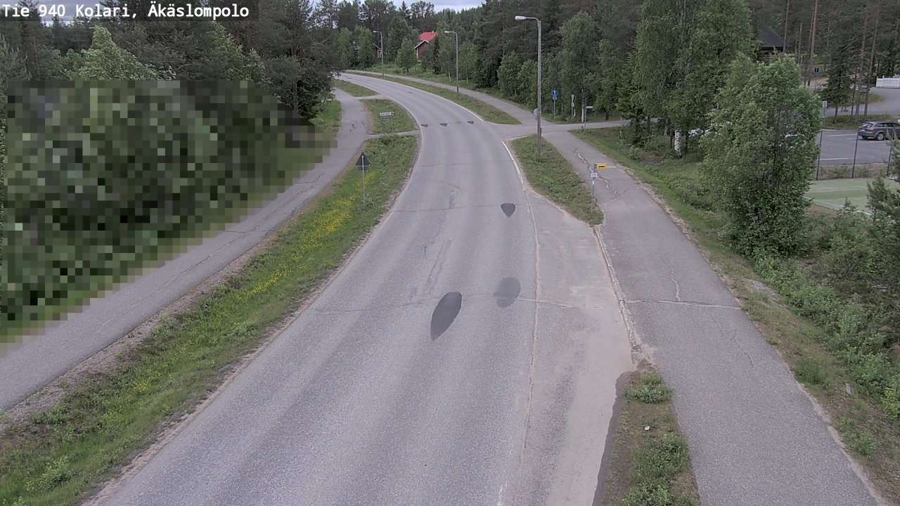 Weather Camera Image Väg 940 Kolari, Äkäslompolo, Kolari, Lappi