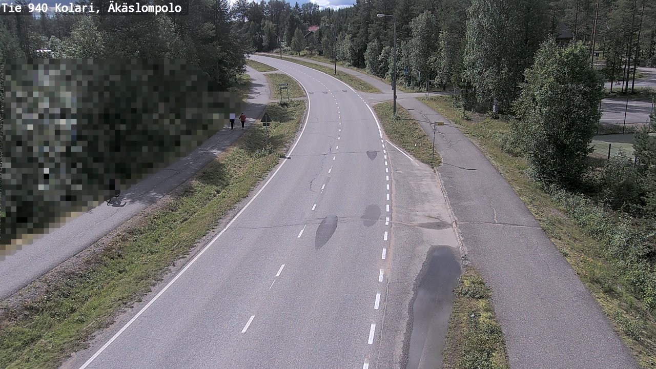 Weather Camera Image Väg 940 Kolari, Äkäslompolo, Kolari, Lappi