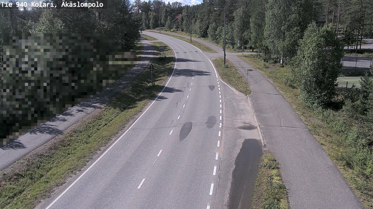 Weather Camera Image Väg 940 Kolari, Äkäslompolo, Kolari, Lappi