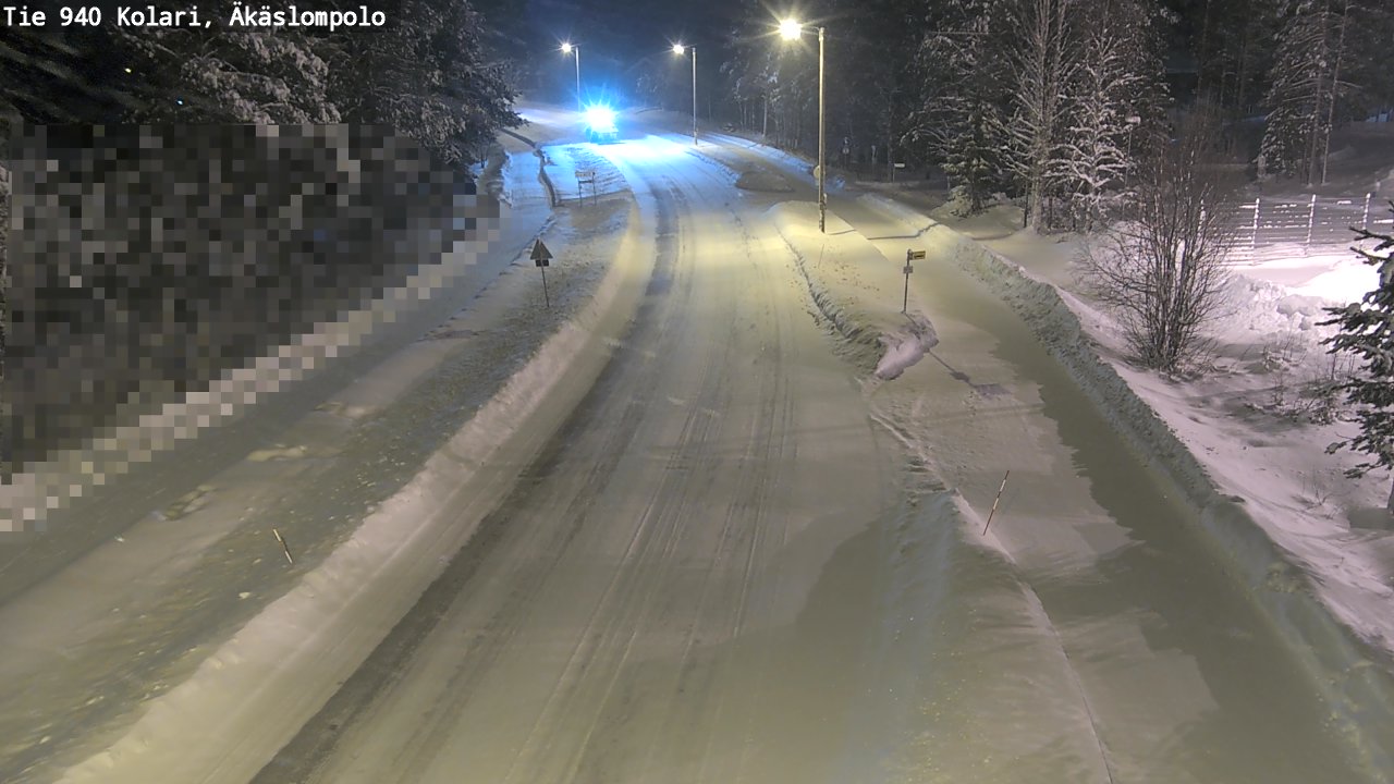 Kelikamerat Kuva Tie 940 Kolari, Äkäslompolo, Kolari, Lappi