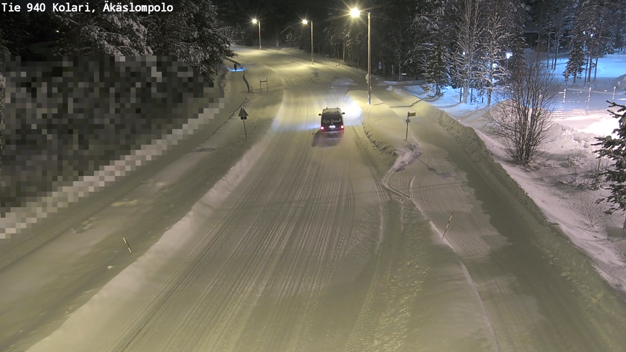 Kelikamerat Kuva Tie 940 Kolari, Äkäslompolo, Kolari, Lappi