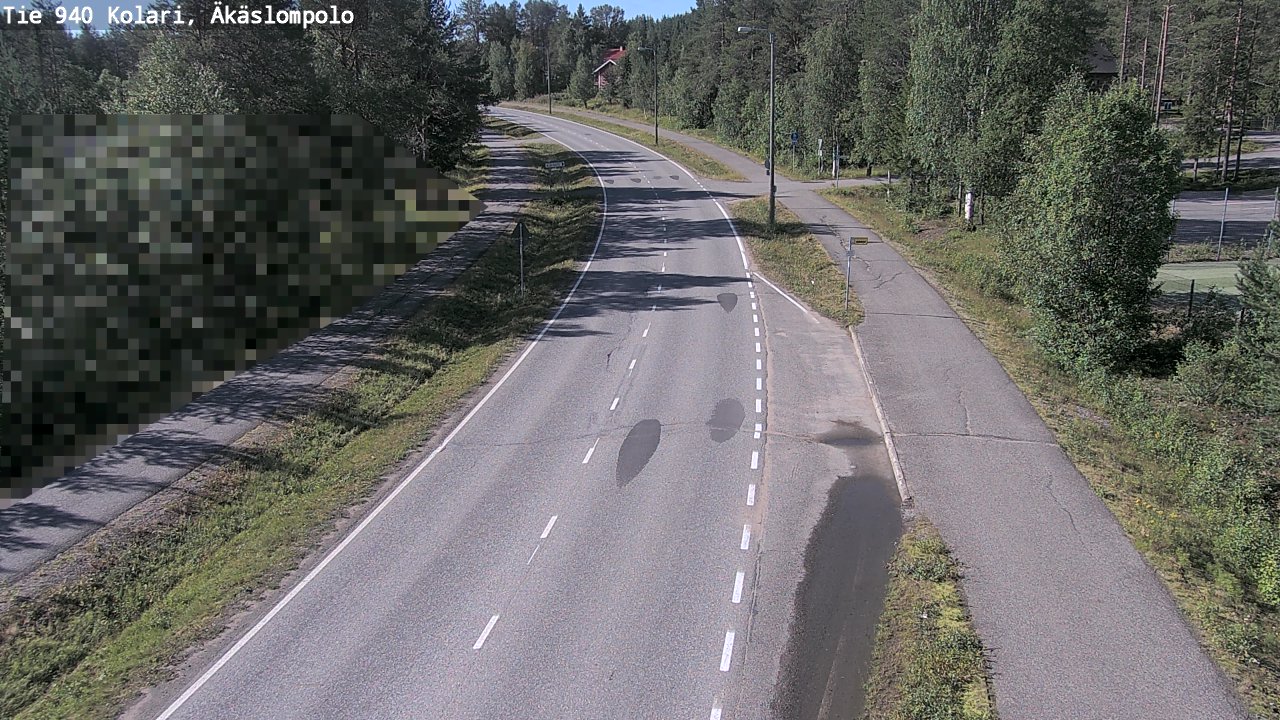 Weather Camera Image Väg 940 Kolari, Äkäslompolo, Kolari, Lappi