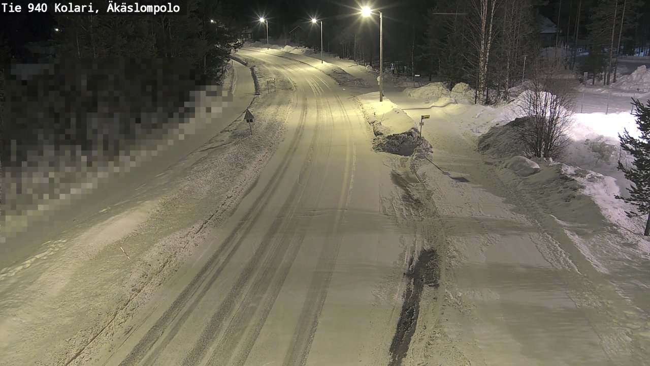Kelikamerat Kuva Tie 940 Kolari, Äkäslompolo, Kolari, Lappi