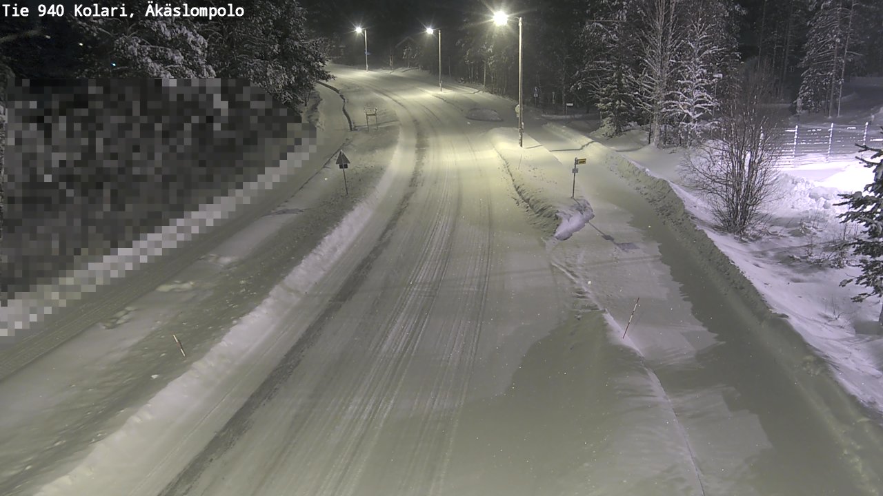 Kelikamerat Kuva Tie 940 Kolari, Äkäslompolo, Kolari, Lappi