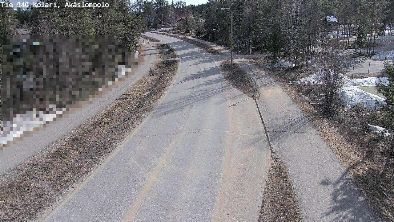 Weather Camera Image Väg 940 Kolari, Äkäslompolo, Kolari, Lappi