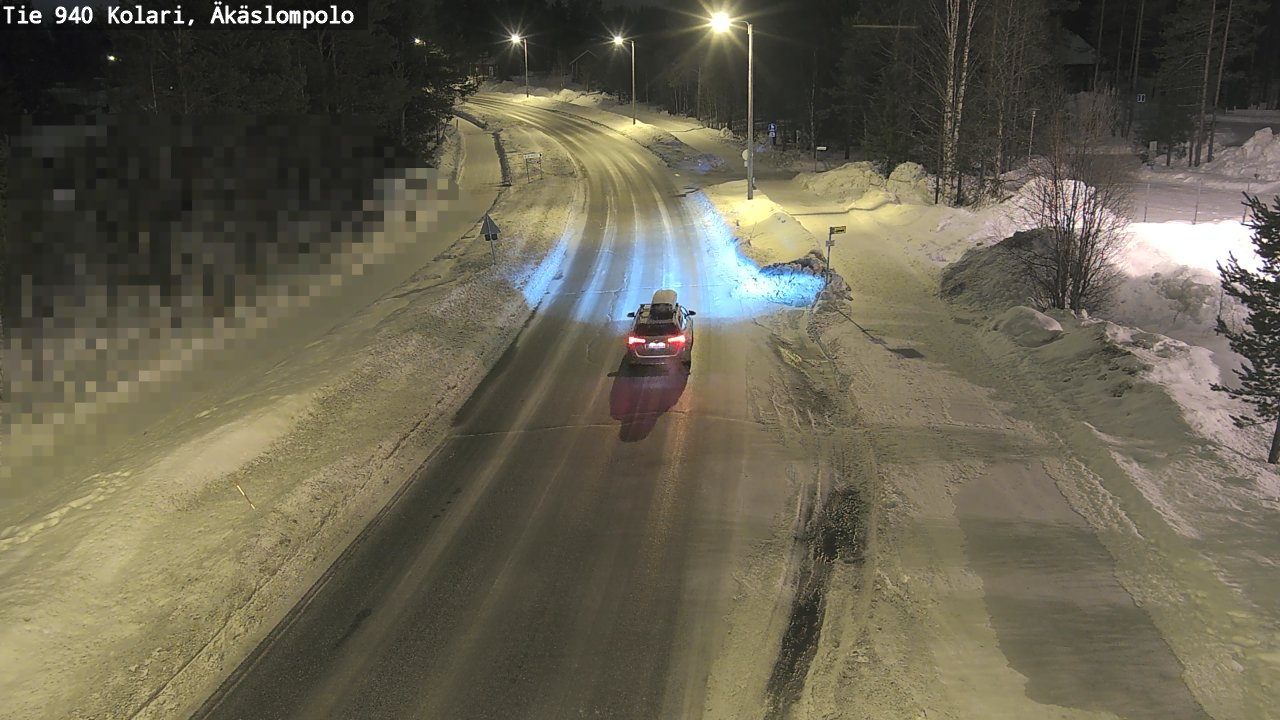 Kelikamerat Kuva Tie 940 Kolari, Äkäslompolo, Kolari, Lappi