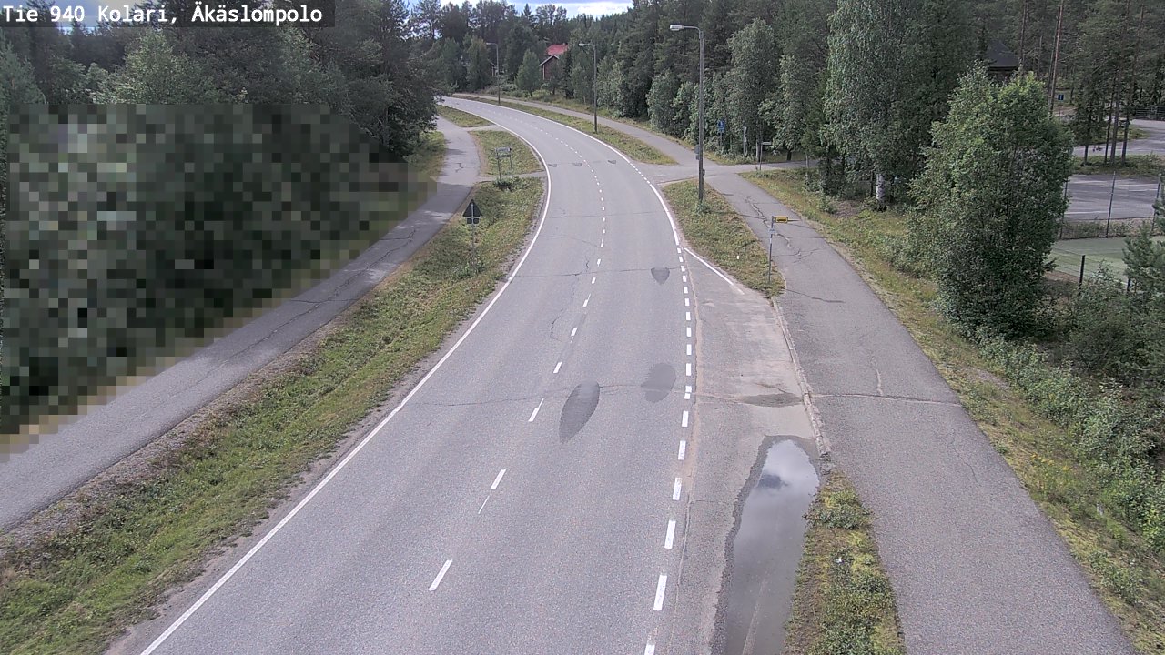 Weather Camera Image Väg 940 Kolari, Äkäslompolo, Kolari, Lappi