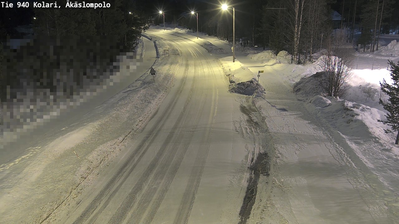 Kelikamerat Kuva Tie 940 Kolari, Äkäslompolo, Kolari, Lappi