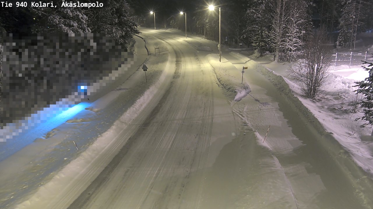 Kelikamerat Kuva Tie 940 Kolari, Äkäslompolo, Kolari, Lappi