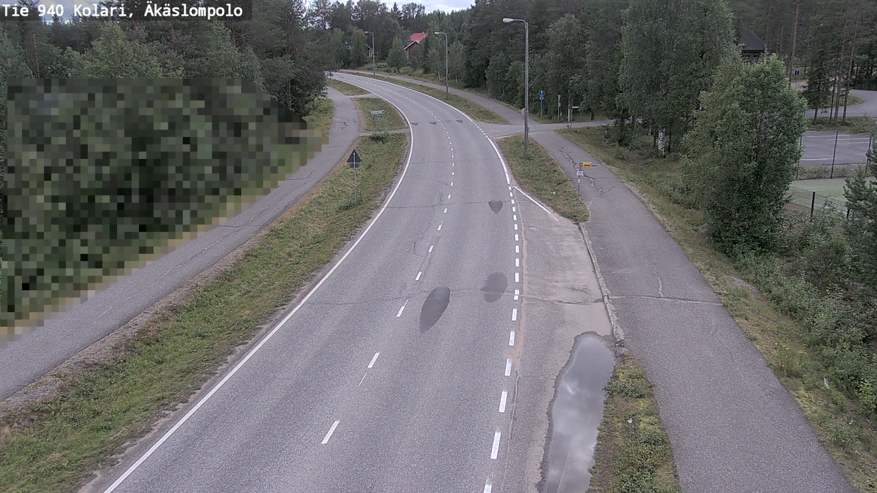 Weather Camera Image Väg 940 Kolari, Äkäslompolo, Kolari, Lappi