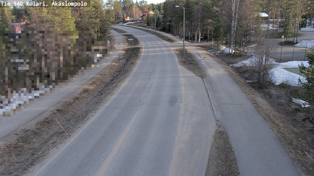 Weather Camera Image Väg 940 Kolari, Äkäslompolo, Kolari, Lappi