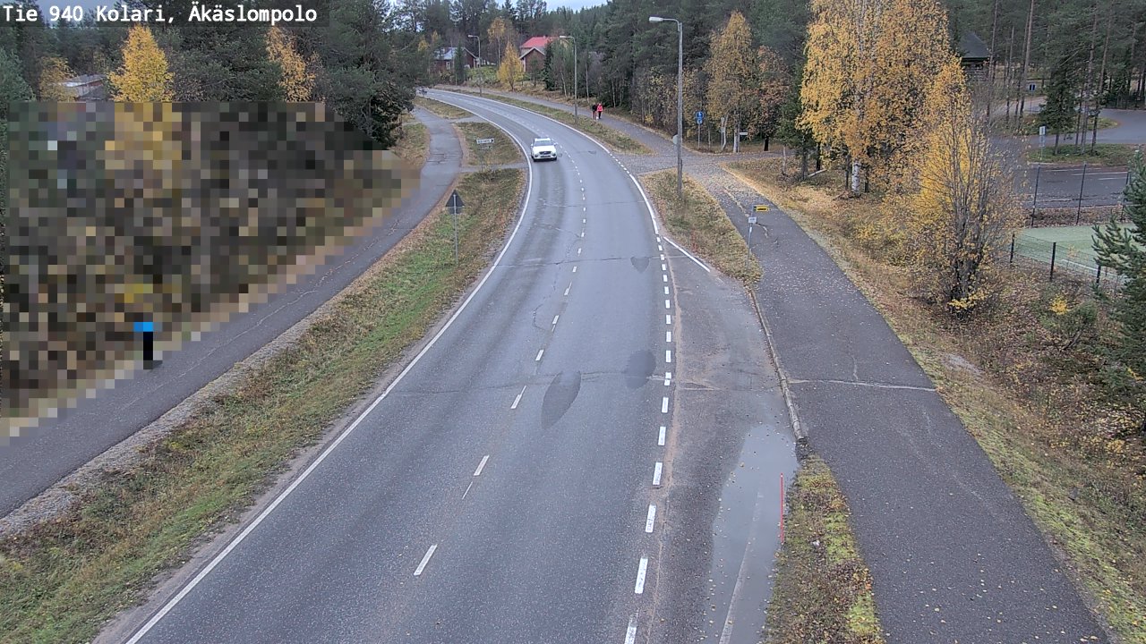 Weather Camera Image Väg 940 Kolari, Äkäslompolo, Kolari, Lappi