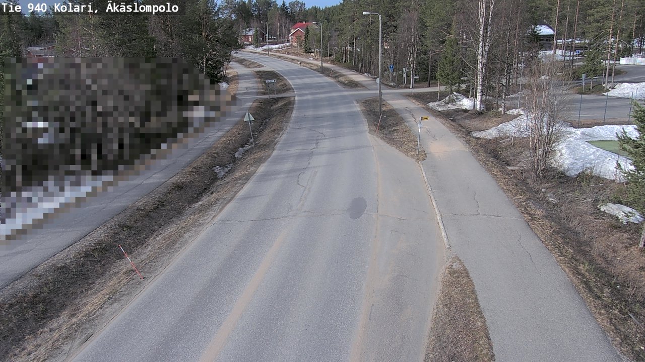 Weather Camera Image Väg 940 Kolari, Äkäslompolo, Kolari, Lappi