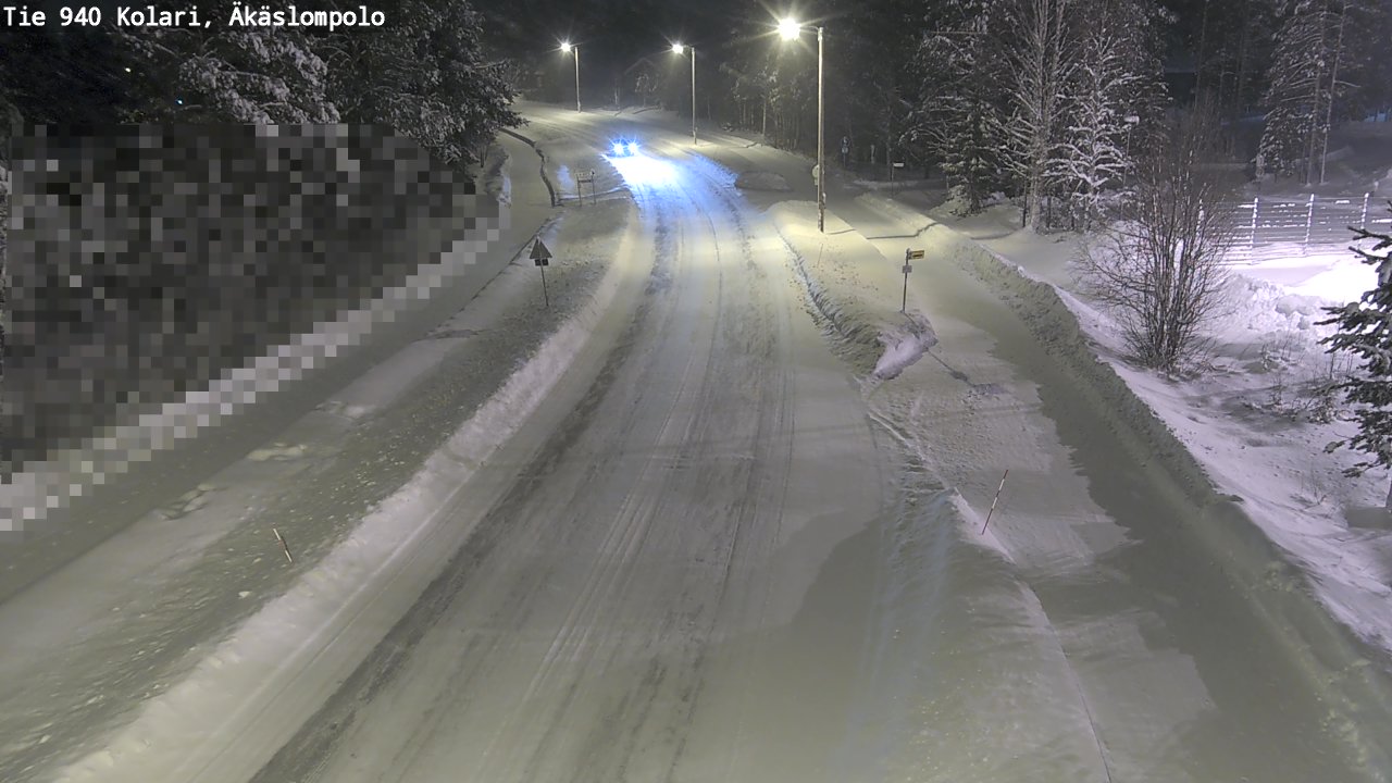 Kelikamerat Kuva Tie 940 Kolari, Äkäslompolo, Kolari, Lappi