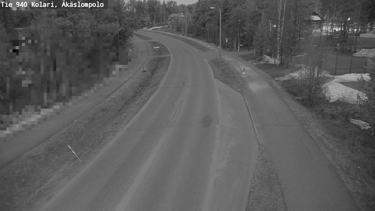 Weather Camera Image Väg 940 Kolari, Äkäslompolo, Kolari, Lappi