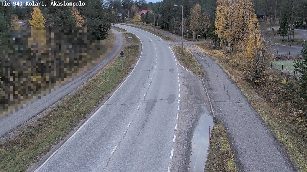 Weather Camera Image Väg 940 Kolari, Äkäslompolo, Kolari, Lappi
